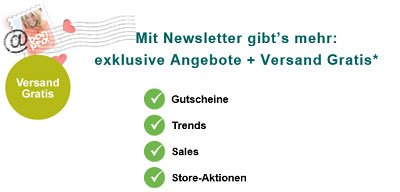 Bonprix: Versandkostenfrei Gutschein für die Newsletteranmeldung