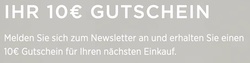 10 Euro Gutschein für dein comma Newsletter Abo