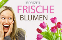Frische Blumen mit dem Blumen-Abo