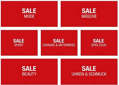 Großer SALE bei GALERIA Karstadt Kaufhof