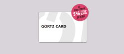 Dauerhaft sparen mit der Görtz Card