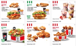 Kentucky fried chicken coupons deals