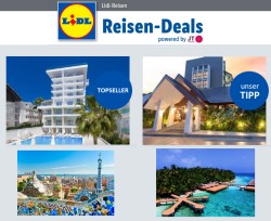 aktuelle Deals bei LIDL Reisen