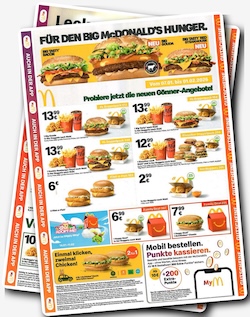 McDonalds Coupons bis Februar 2026