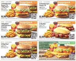 Aktuelle Mcdonalds Coupons Januar 21