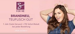 sheego FOR ME - 5% Rabatt und 1 Jahr versandkostenfrei bestellen