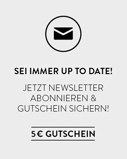 5 Euro Willkommensgeschenk beim Newsletterabo