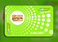 SUBCARD bei Subway