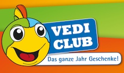 Melde dich zum Vedi Club an und erhalte tolle Geschenke